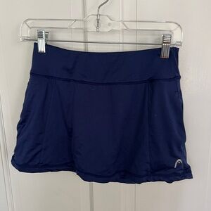 Women's Navy Blue Athletic Skort
